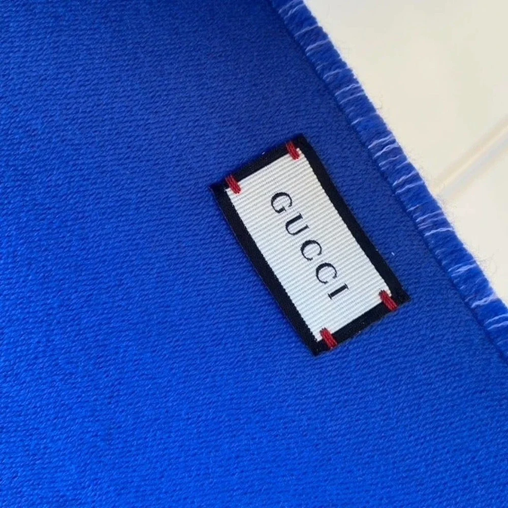 🆕⭐️GUCCI🌟 NEW LTD ED. Sig. Heron Logo Wool Scarf UNISEX (2019) | New w. tags!